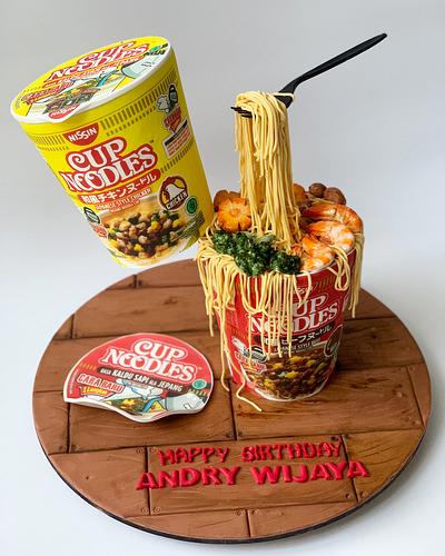 Instant noodles - Cake by Dsweetcakery