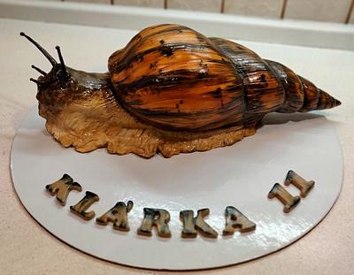Giant African land snail - Cake by Majka Maruška