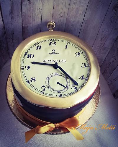 Kapesní hodinky  - Cake by Maja Motti