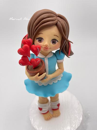 Valentines  - Cake by Mervat Abu