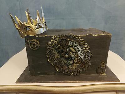 Steampunk Lion cake  - Cake by My Magic Cakes 