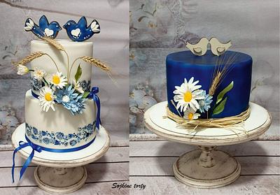 Wedding cakes for my best girlfriend:) - Cake by SojkineTorty
