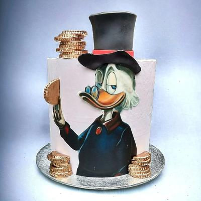 Scrooge McDuck 🎂🪙💰 - Cake by Julie's Cakes 