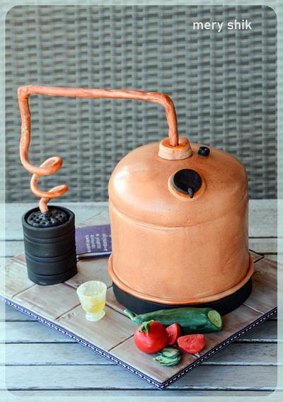 Brandy distiller cake...with some accesoires! - Cake by Maria Schick