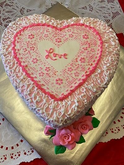 LOVE HEART - Cake by Julia 