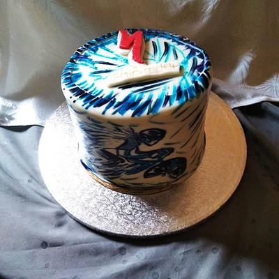 Birthday cake  - Cake by Cups'Cakery Design