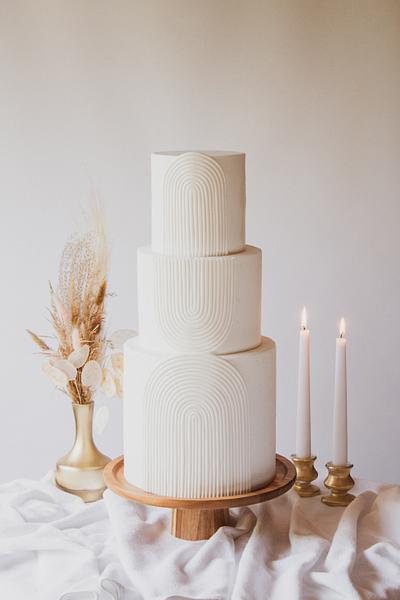 Boho modern wedding cake - Cake by Dmytrii Puga