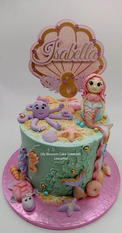 Mermaid Cake - Cake by Lily Blossom Cake Creations