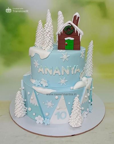 Winter Wonderland cake - Cake by Sweet Mantra Homemade Customized Cakes Pune