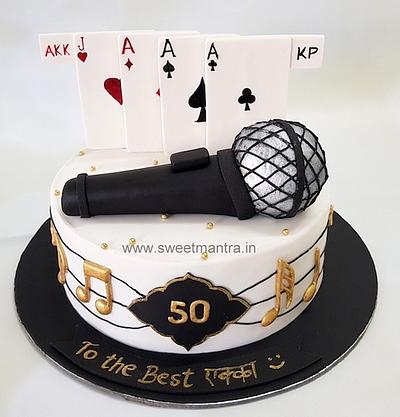 50th birthday custom cake - Cake by Sweet Mantra Homemade Customized Cakes Pune