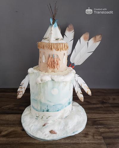 Native American wedding cake - Cake by Kalina