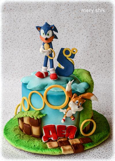 Sonic  - Cake by Maria Schick
