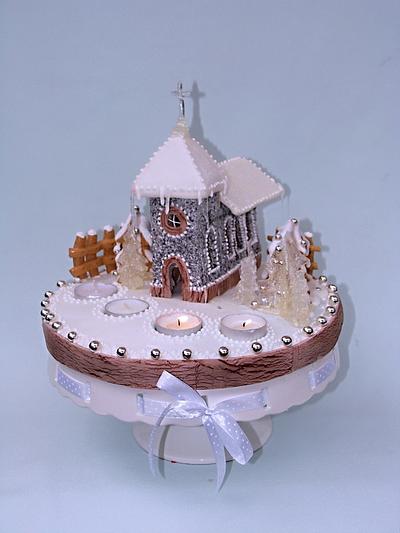 Church made of honey cookies - Cake by Zuzana Bezakova