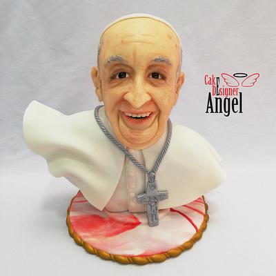 POPE FRANCISCO - Cake by Angel Torres
