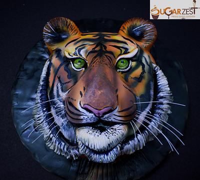Bengal tiger - Cake by Sugarzest