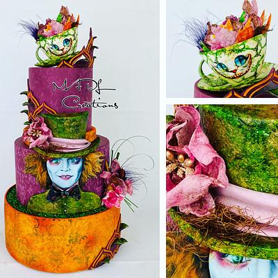 Chapelier fou  - Cake by Cindy Sauvage 