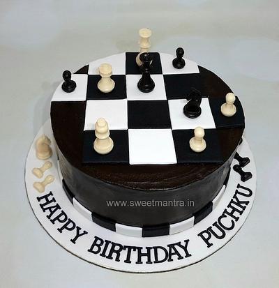 Chess lover cake - Cake by Sweet Mantra Homemade Customized Cakes Pune