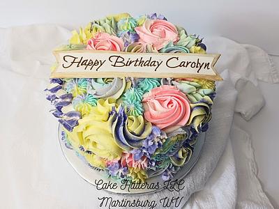 An 80th Birthday Cake - Cake by Donna Tokazowski- Cake Hatteras, Martinsburg WV