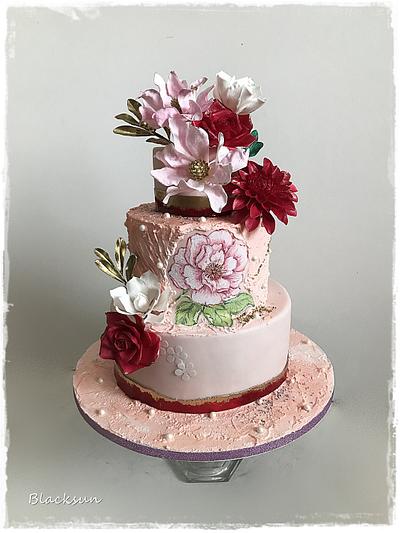 Birthday flowers - Cake by Zuzana Kmecova