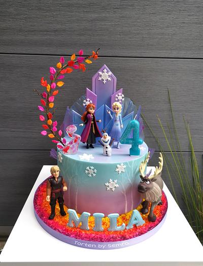 Frozen 2 Cake - Cake by TortenbySemra
