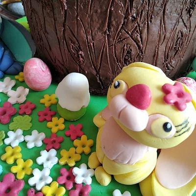 Easter  bunnies' cake - Cake by Cups'Cakery Design