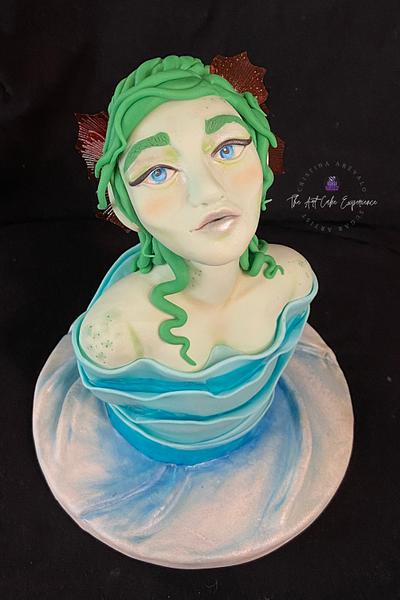 Water Nymph - Myths II cake collaboration  - Cake by Cristina Arévalo- The Art Cake Experience