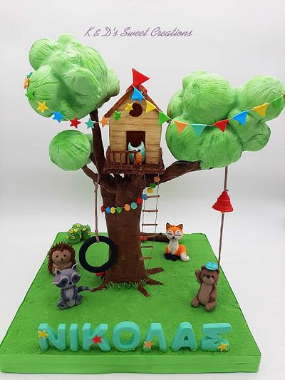 The treehouse  - Cake by Konstantina - K & D's Sweet Creations
