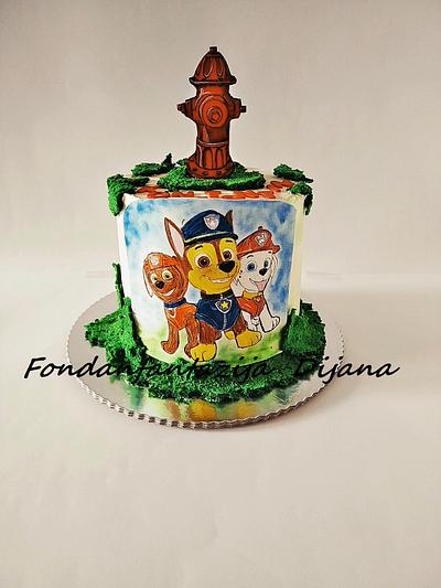 PAW Patrol themed cake - Cake by Fondantfantasy