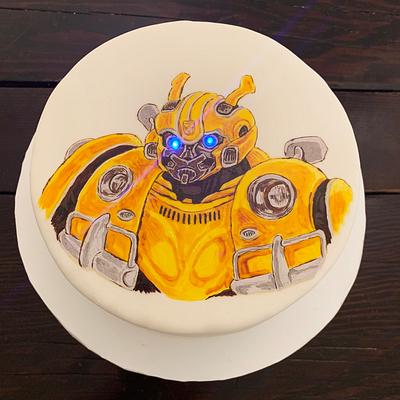 Bumblebee Transformers Cake - Cake by Cakes By Skooby