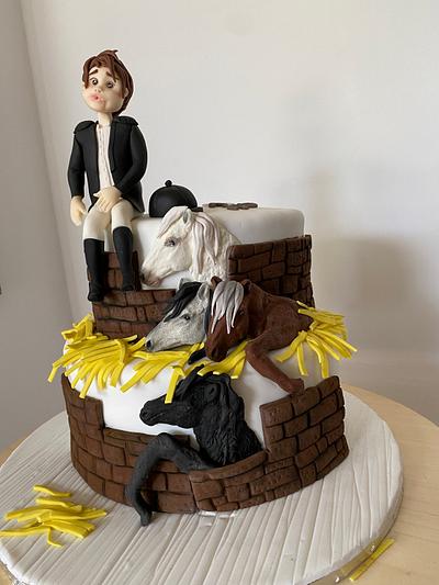 Horses - Cake by Cinta Barrera