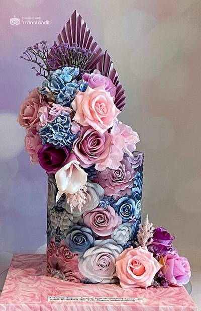 Floral fantasy  - Cake by Tiers of joy 