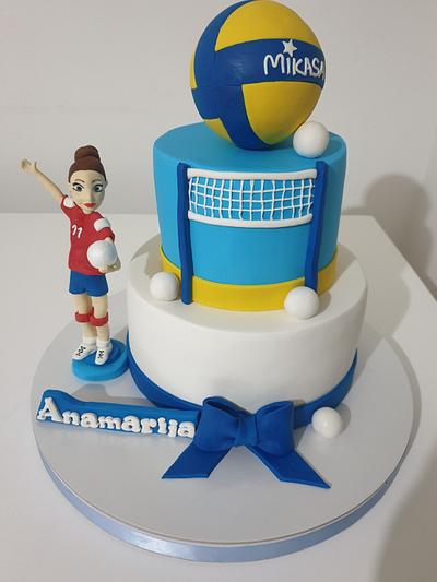 Volleyball cake - Cake by TORTESANJAVISEGRAD