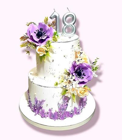 Purple cake - Cake by Kraljica