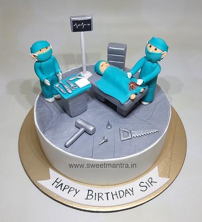 Surgery theme cake - Cake by Sweet Mantra Homemade Customized Cakes Pune