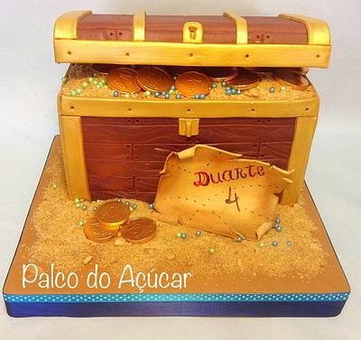 Treasure chest cake - Cake by Palco do Açúcar 