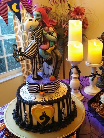 The Nightmare Before Christmas - Cake by Bethann Dubey