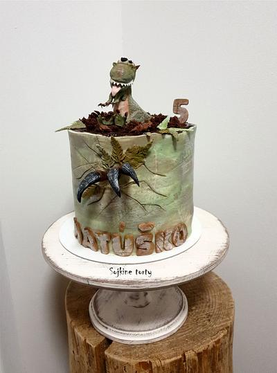 Dino cake:) - Cake by SojkineTorty