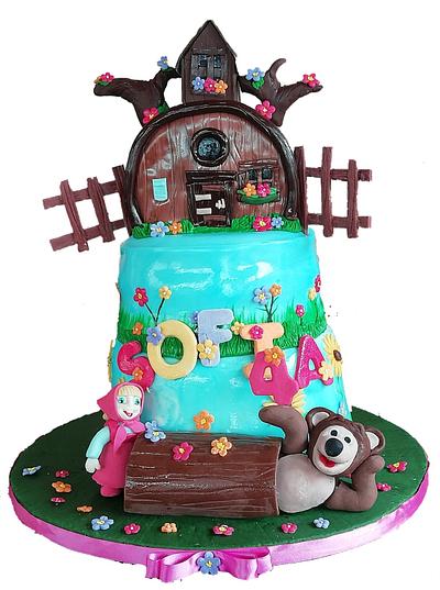 Masha and Bear cake - Cake by Fernandas Cakes And More