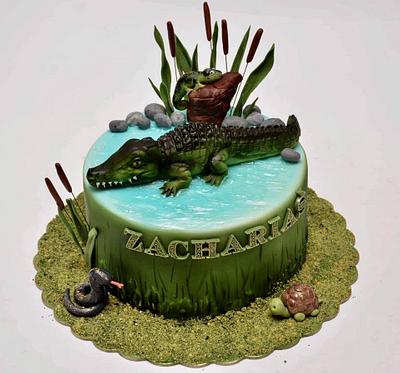 crocodile cake - Cake by Silvia