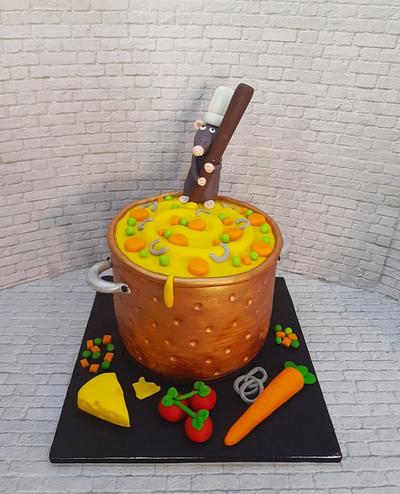 Ratatouille cake  - Cake by Eleni Siochou 