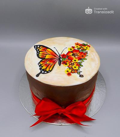 Butterfly inspiration  - Cake by Janka