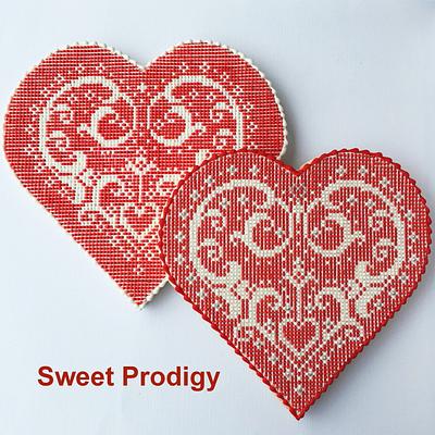 Valentine Filigree - Cake by Sweet Prodigy