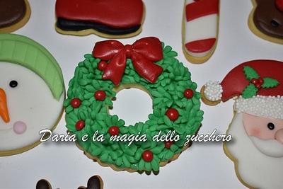  Christmas cookie wreaths - Cake by Daria Albanese