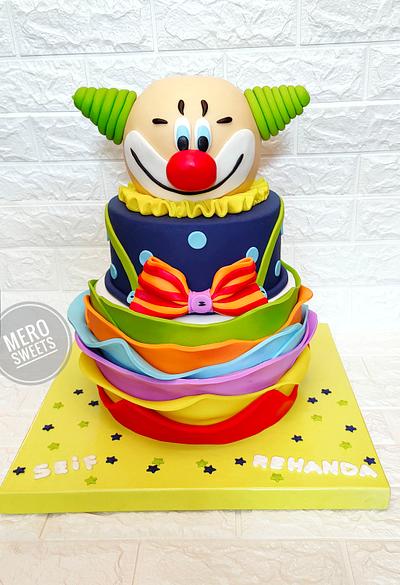clown cake - Cake by Meroosweets