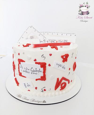 Maths cake - Cake by Kristina Mineva