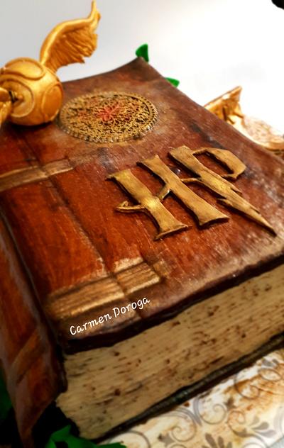 Harry Potter spell book  - Cake by Carmen Doroga