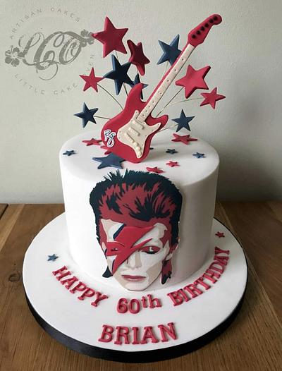David Bowie Super Fan Cake - Cake by Littlecakeoven