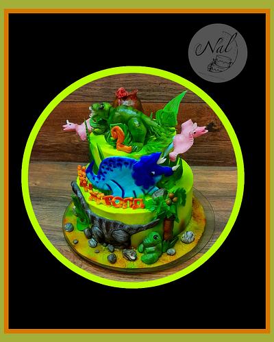 Dinosaurs cake - Cake by Nal