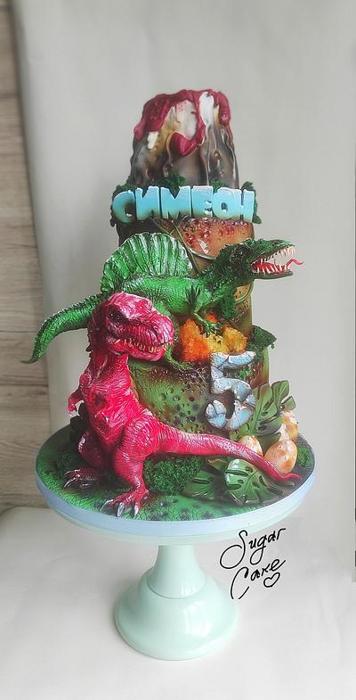 Dinosaurs cake - Cake by Tanya Shengarova