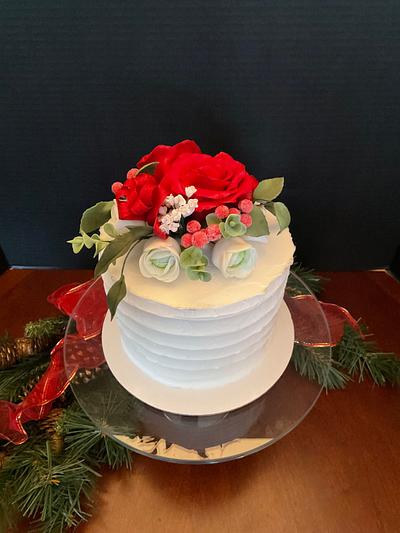 A Christmas Wedding Cake - Cake by ldfox1